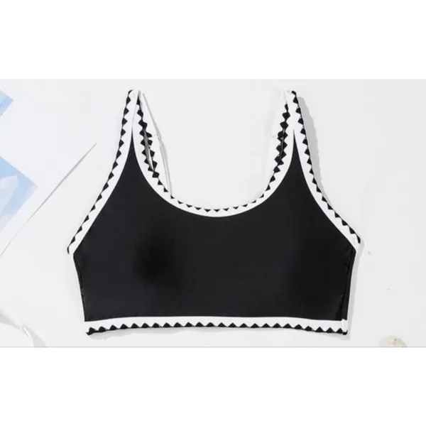NEW Bikini Top Whip Stitch Bikini swim L - Image 3