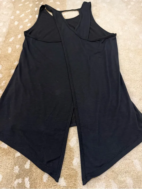 Athleta Essence Tie Back Tank in black women’s size XS - Image 7
