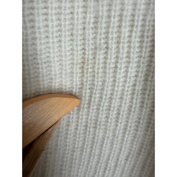 Quince Mongolian Cashmere Oversized Boyfriend Cardigan Sz Med Cream Sweater - Image 9