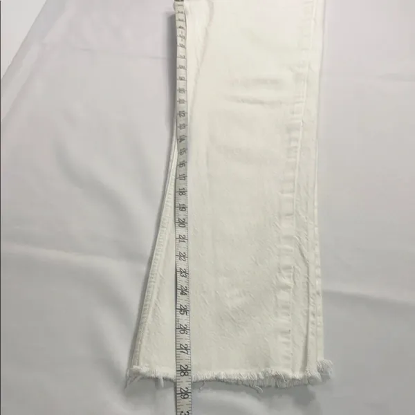 Zara White Boyfriend Jeans Relaxed Fit - Image 3