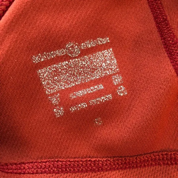 Lululemon Women's Pullover Hoodie Flip Cuff Brick Red Size 6 - Image 5