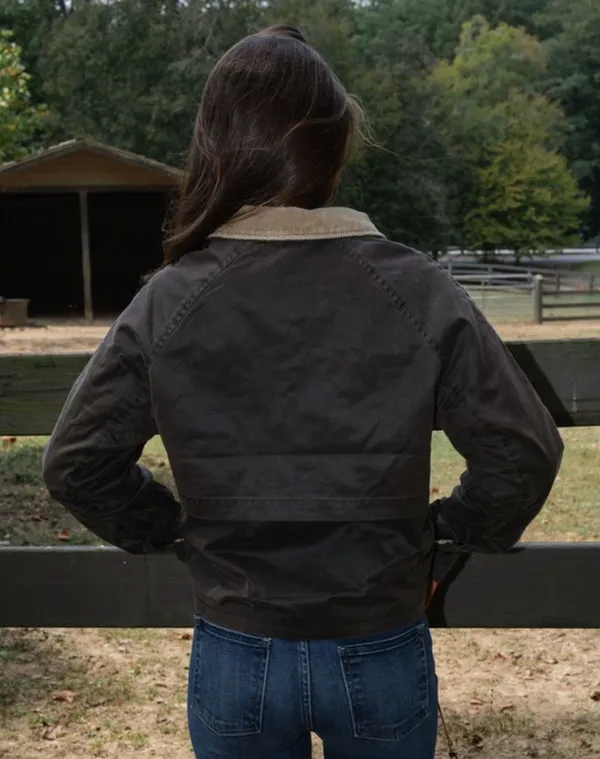 These Three Boutique Corduroy barn jacket vintage black - Image 5