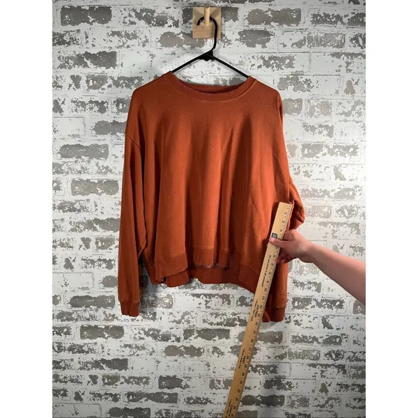 American Eagle | women burnt orange cropped crew neck - Image 7