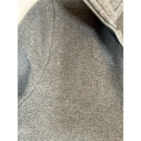 Marley Lilly Pullover Womens XS Heather Gray 1/4 Zip Monogram Initials - Image 4