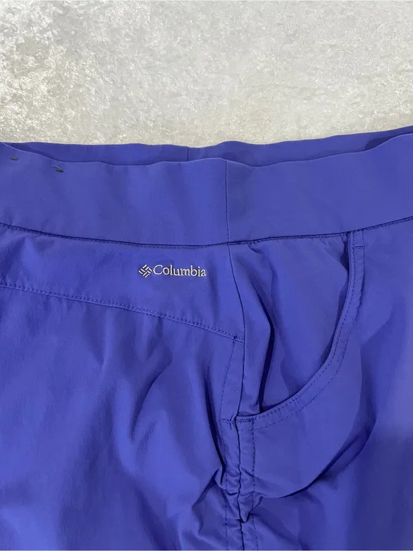 Columbia Omni Shade Skort Skirt Built -On Shorts Purple Size Large Sporty Comfy - Image 9