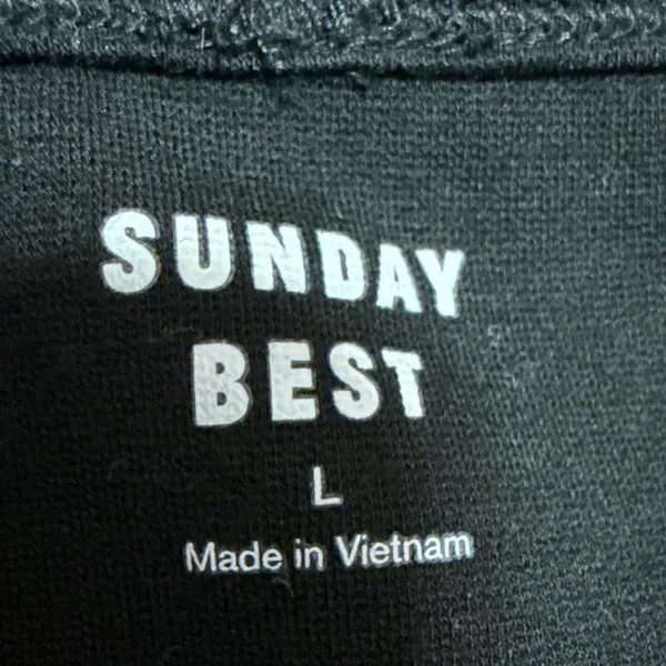 Aritzia Sunday Best Women's Black Sleeveless Cami Camisole Crop Tank Top Size L - Image 3