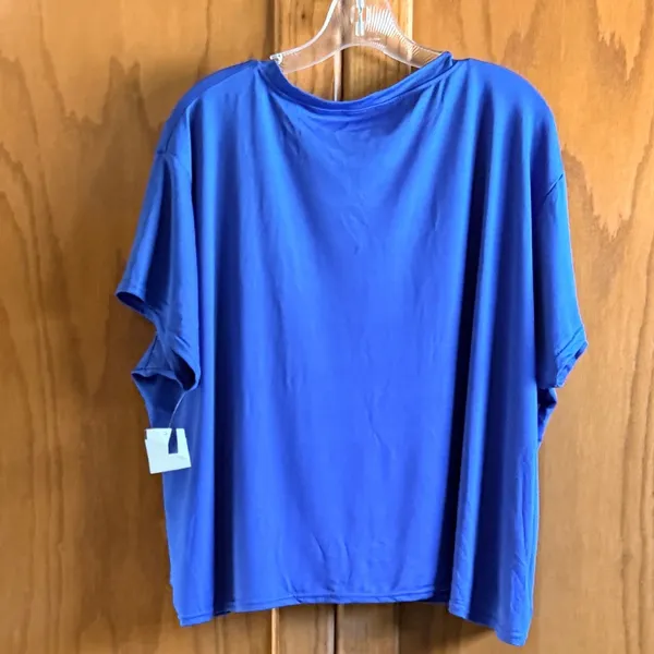 NEW‎ 3X Royal Blue Gorpore Short Sleeve Athletic Top Plus Size Athleisure - Image 4