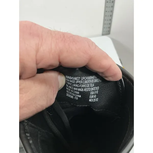 Womans NWT NOBO Platform Combat Boots 8.5 Black Lace Up Side Zip - Image 3