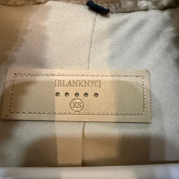 Blank NYC Cream and Tan Jacket - Image 3