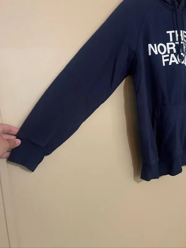 The North Face Blue Hoodie Womans Size Medium - Image 2