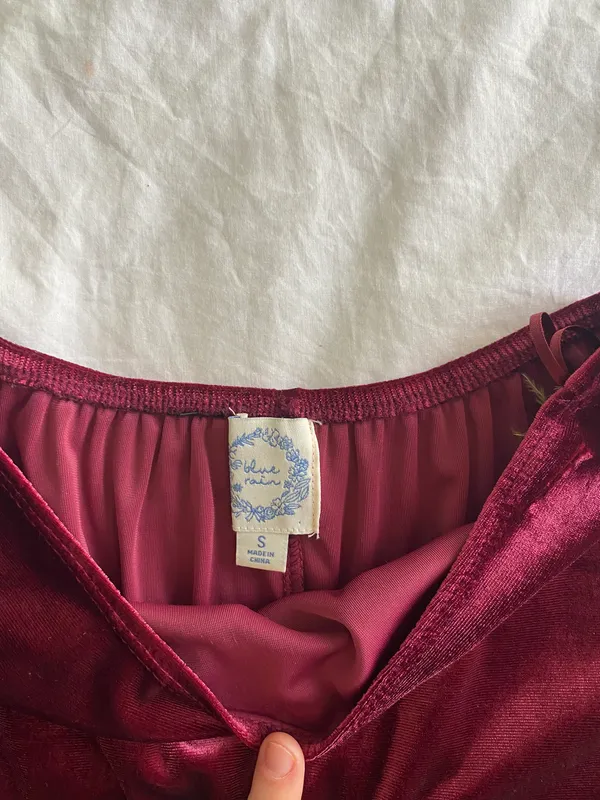 Francesca's Velvet Skirt - Image 2