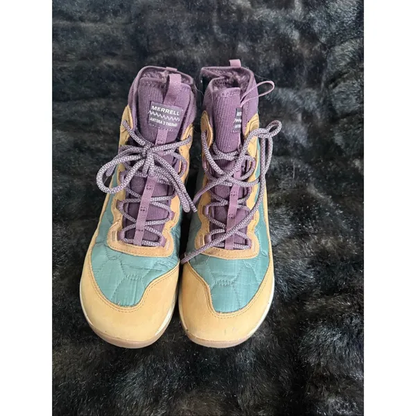 Merrell Women's Antora 3 Thermo Mid WP Size 9 J067960 Color Forest Hiking Boots - Image 5