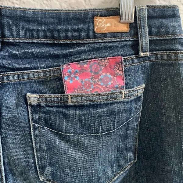Paige 𝅺 Lou Lou Flare Blue Jeans Size 29 - Image 5
