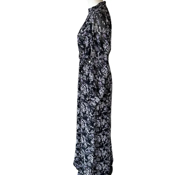 NWT Lush Long Sleeve Floral Maxi with Side Cut Out - Image 11