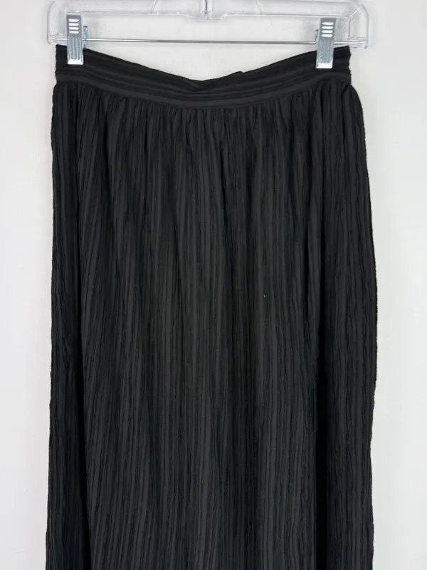 NWT Lulus Midsummer Memories Black Mid-Rise Maxi Skirt Size Small S NEW - Image 3