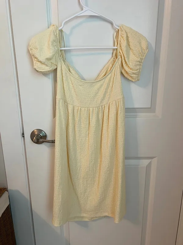 Yellow mini dress - Image 2