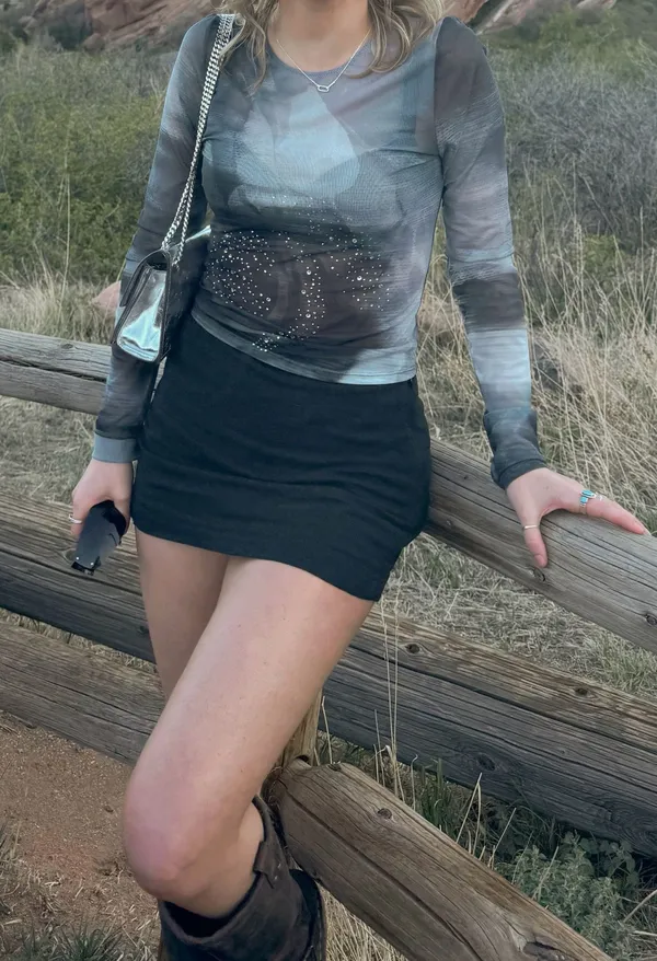 White Fox Boutique Long Sleeve Going Out Top - Image 2