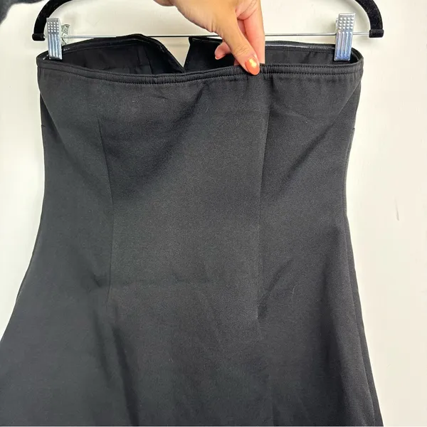 NWT Commense Button Down Tube Top Sz Medium Black - Image 12