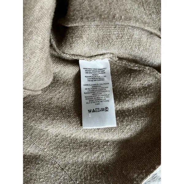 Anthropologie Tan Blazer Jacket Medium Gorpcore Academia Office Chic Minimalist - Image 7