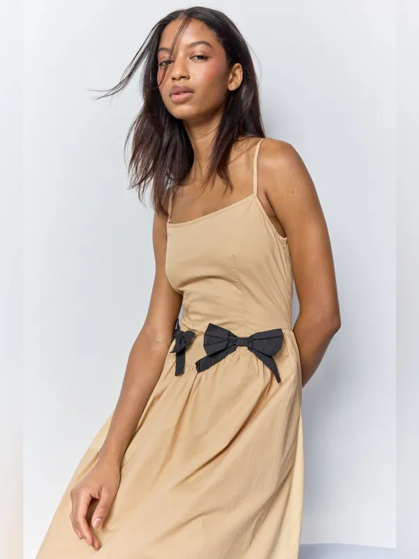 Moon River Sleeveless Square Neck Midi Dress Size Large - Image 4