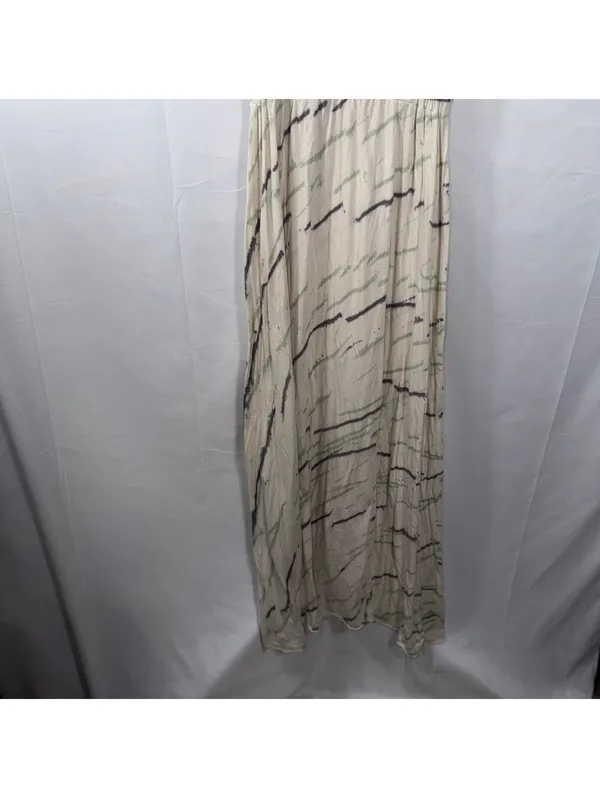 Alternative Apparel Cream Abstract Maxi Dress Size Large - Image 2