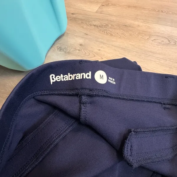 Betabrand Classic‎ Dress Pant Yoga Bootcut Navy Blue Size Medium M - Image 5