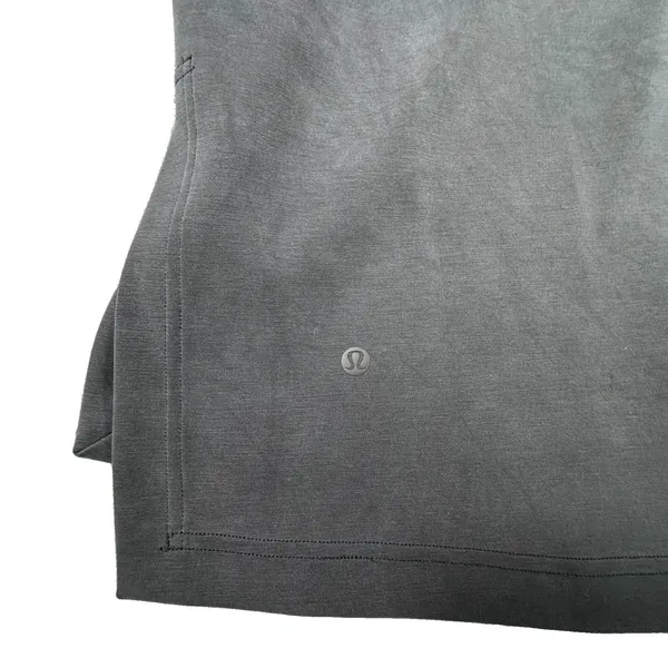 Lululemon Softstreme Funnel-Neck Long Line Pullover Top Gray Women L XL Smooth - Image 3