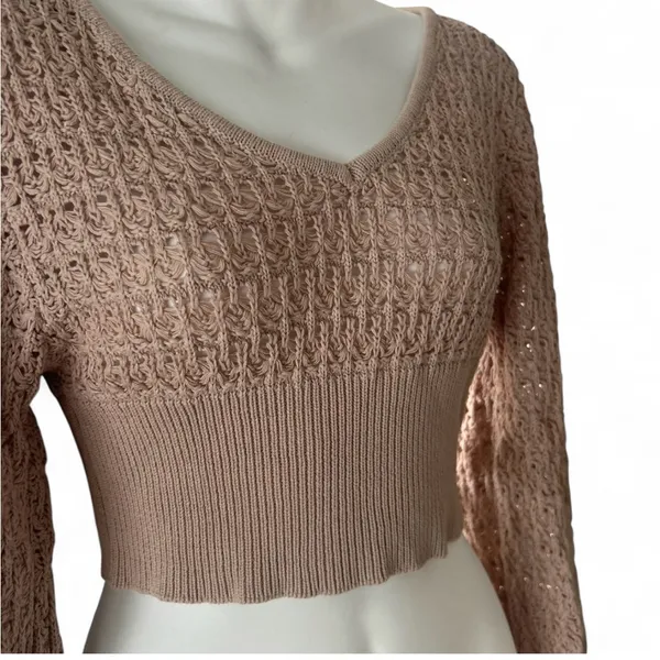 Altar'd State Beige Knit Pullover - Image 5