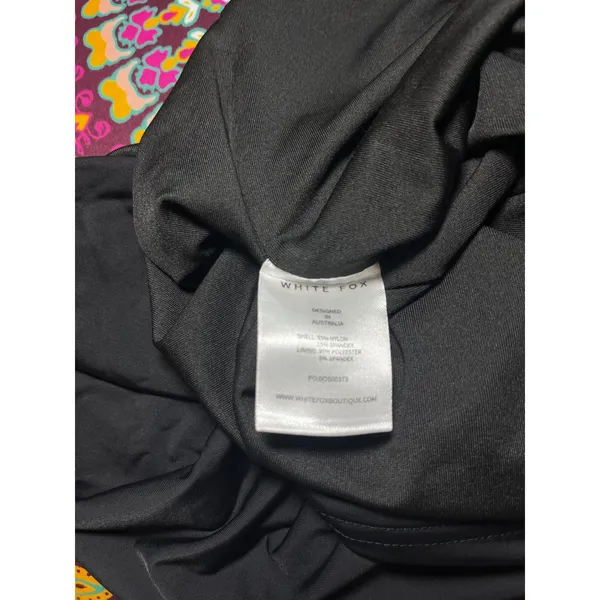 White Fox Black‎ Off The Shoulder Long Sleeve Mini Dress Small - Image 5