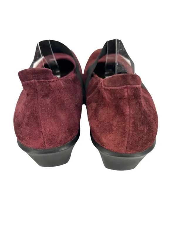 Wolky Mary Jane Comfort Walking Shoes Burgundy Suede Size 40 EU 9 US - Image 5