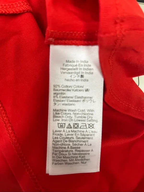New with tags J. Crew Red Scoop Neck Cap-Sleeve Tank size S - Image 4