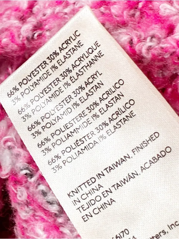 Free People Jumper BFF Cocoon Dip Dye Sweater‎ Pink Brown Size Small NEW - Image 4