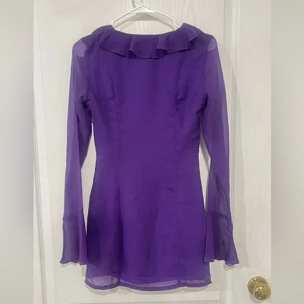 Final price Princess Polly Vibrant Purple Mini Dress - Image 6