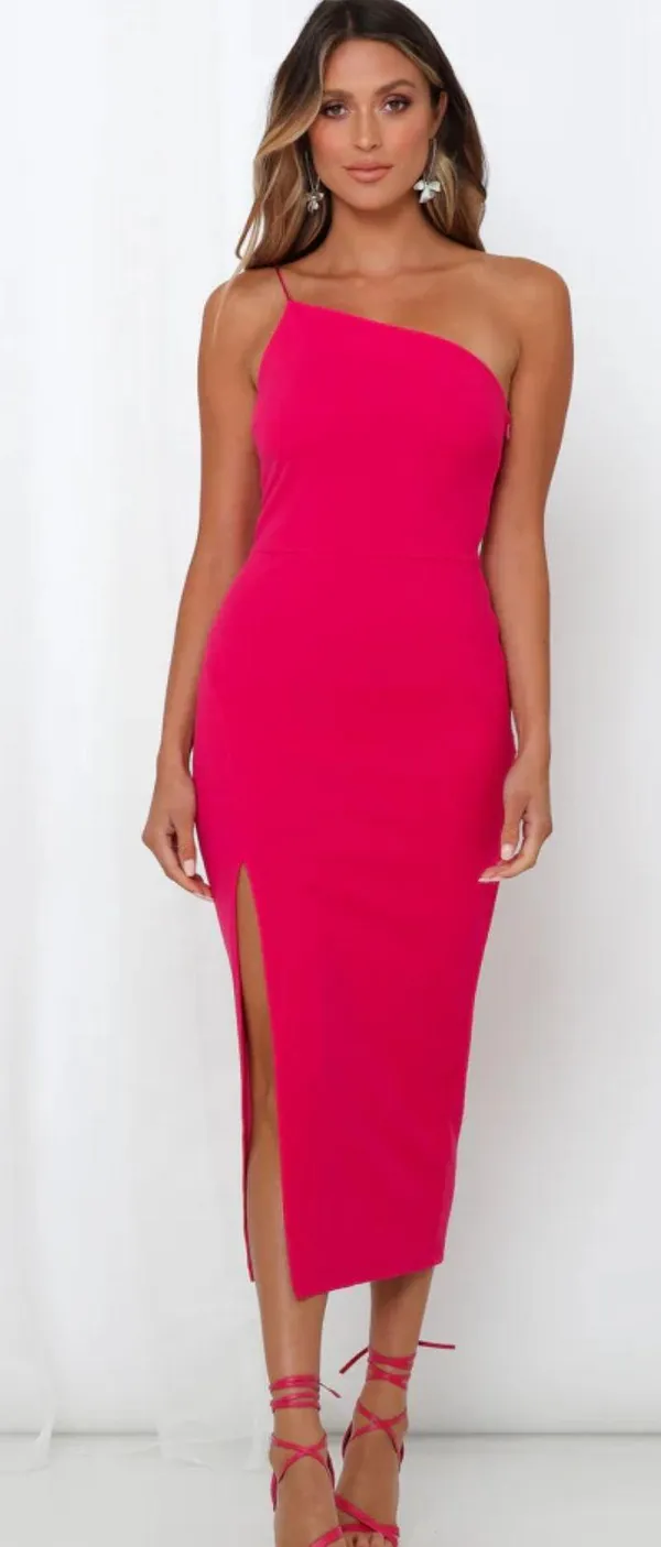 Hello Molly Fuschia Dress - Image 3