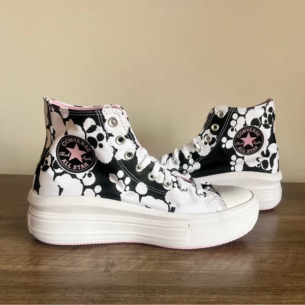 CONVERSE Women’s Chuck Taylor All Star Move Hi Top Shoe Size 10 #225 - Image 5