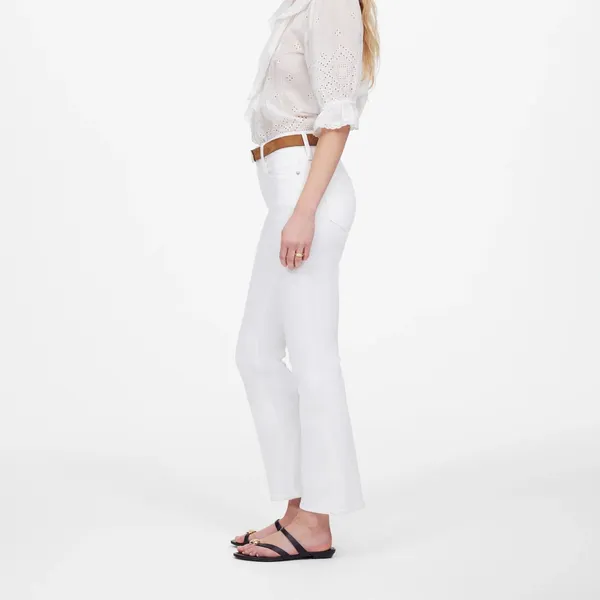 Madewell Mid-rise Kick Out Crop‎ Jeans White 33 - Image 7