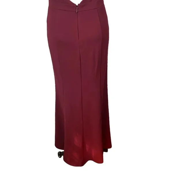 Lulus Crazy About You Burgundy Backless Lace‎ Maxi Dress Size Medium - Image 10