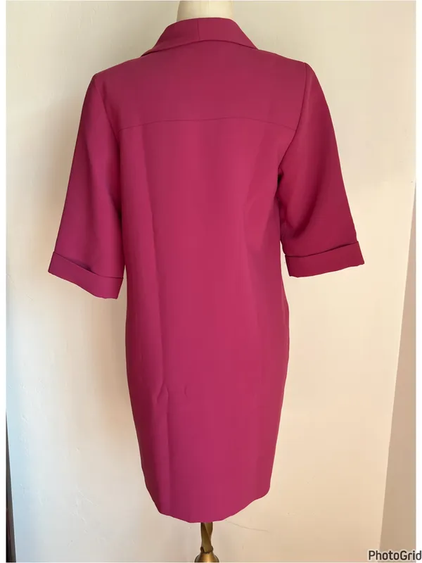 Amanda Uprichard Pink Short Sleeve Blazer Dress - Image 2