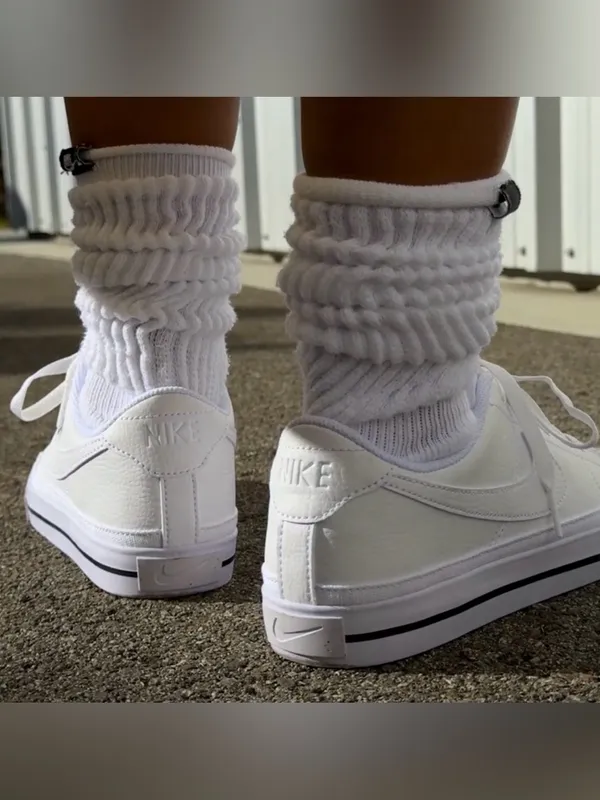 Nike Women's Court Legacy Next Nature White Beige Low-Top Sneakers Size 6.5 - Image 3