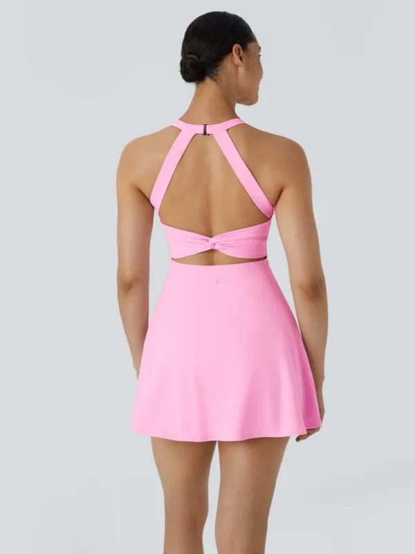 Halara SoftlyZero™Airy Backless Twisted Cool Touch Dance Active Dress-Easy-peezy - Image 2