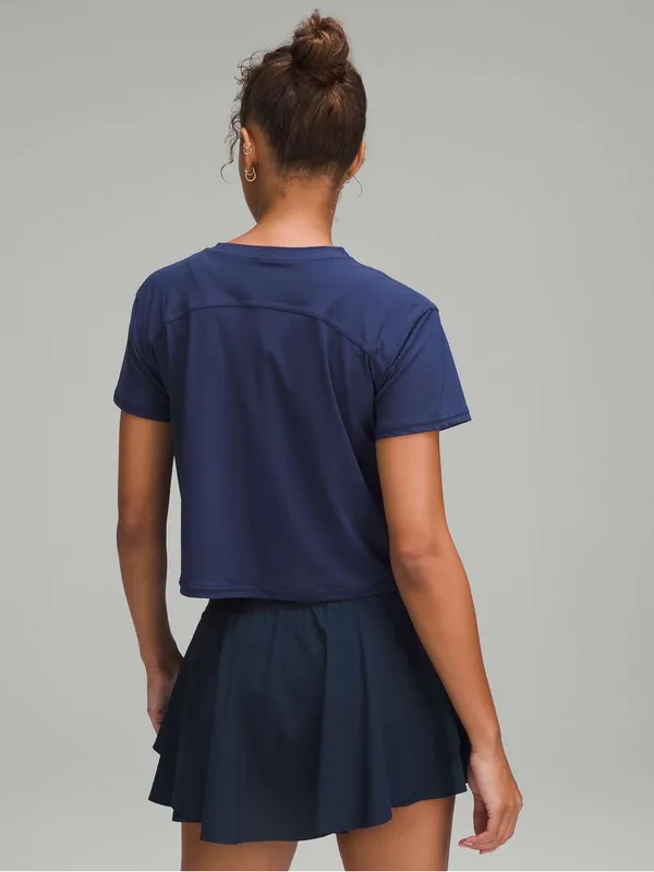 NWT Lululemon Lightweight Tennis Crewneck T-Shirt size 12 club blue - Image 3