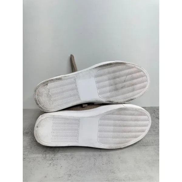 Steve Madden Sneaker Size 5.5‎ Tan Leather Upper Rubber Sole - Image 9