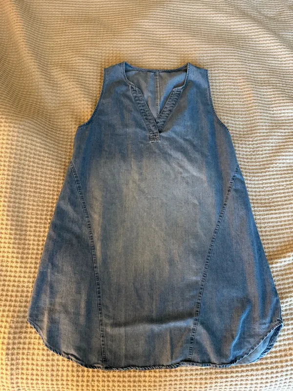 Denim mini dress Blue Size M - Image 3