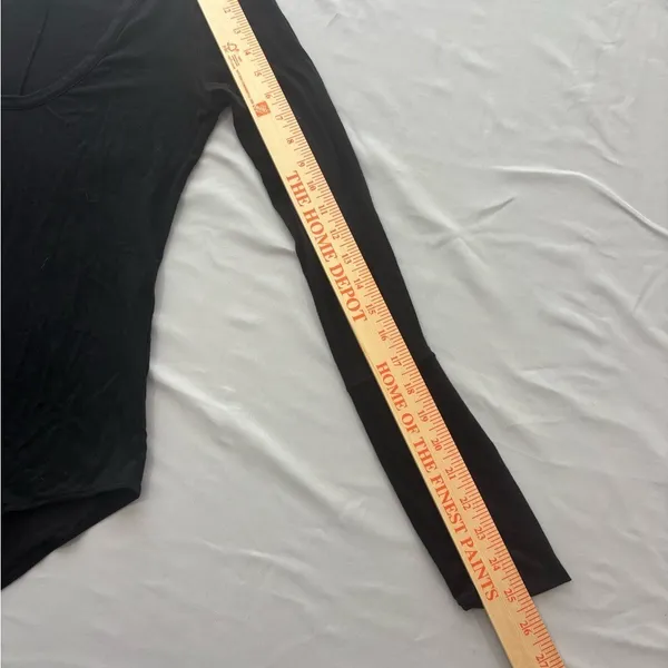 Intimately Free People‎ Black Long Sleeve Scoop Neck Bodysuit XS - Image 6
