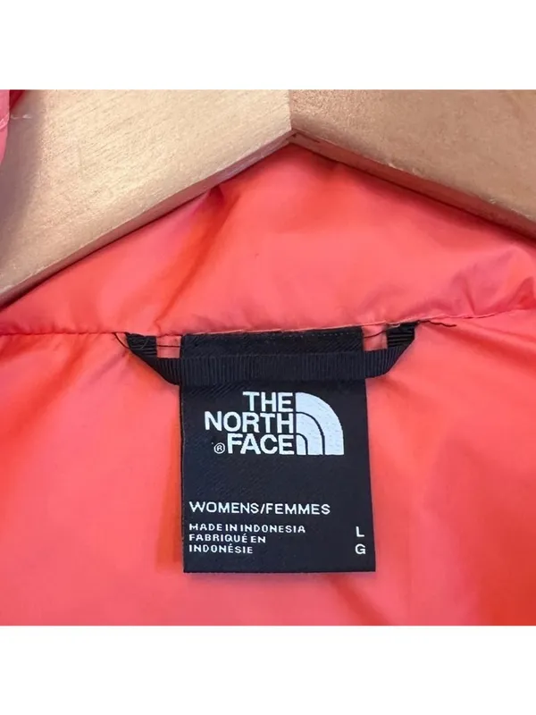 The North Face ThermoBall Eco Jacket Womens L Orange Quilted Insulated Puffer - Image 6