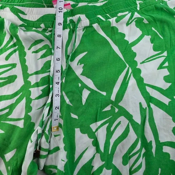 Lilly Pulitzer for Target Green Tropical Palm Leaf Wide Leg Beach Pants XXL - Image 10