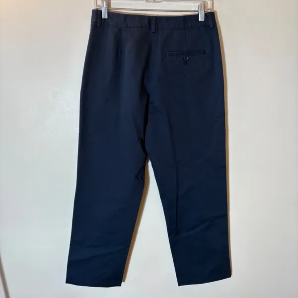 L.L. Bean Wrinkle-Free Bayside Pants High-Rise Hidden Comfort Waist Straight-Leg - Image 4