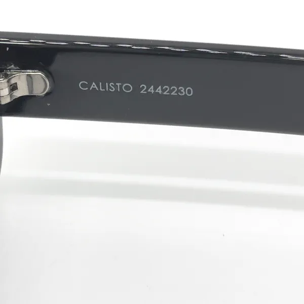 AIRE Calisto Sunglasses OS Black Oval Retro Y2K Minimalist Edgy Cyber Mob Wife‎ - Image 7