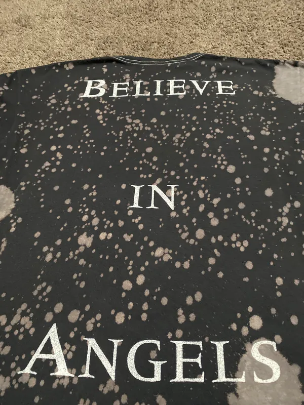 The Crow Believe In Angels Black Bleach Tee 2XL - Image 7