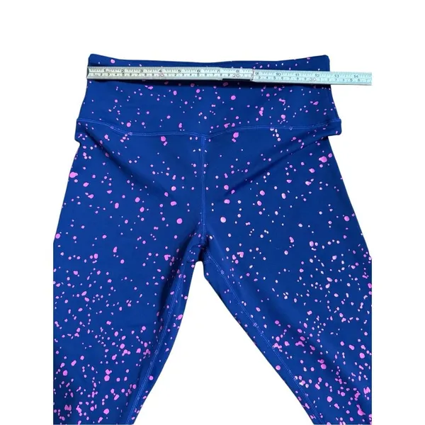 Zyia‎ Active Splash Navy Pink Light n Tight Hi-Rise Athletic Leggings 7/8 Sz 6-8 - Image 7